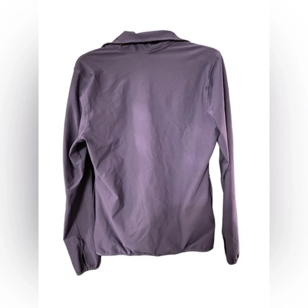 Nike dri-fit zip up jacket purple and yellow lightweight jacket Size medium